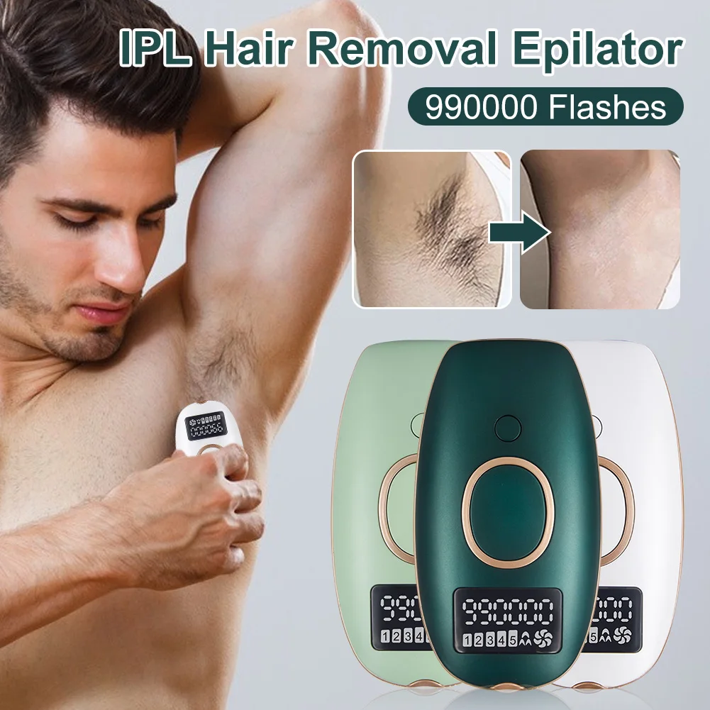 

990000 Flashes IPL Hair Removal Epilator Portable Electric Depilator With 5 Speeds Household Hair Remover Device For Whole Body