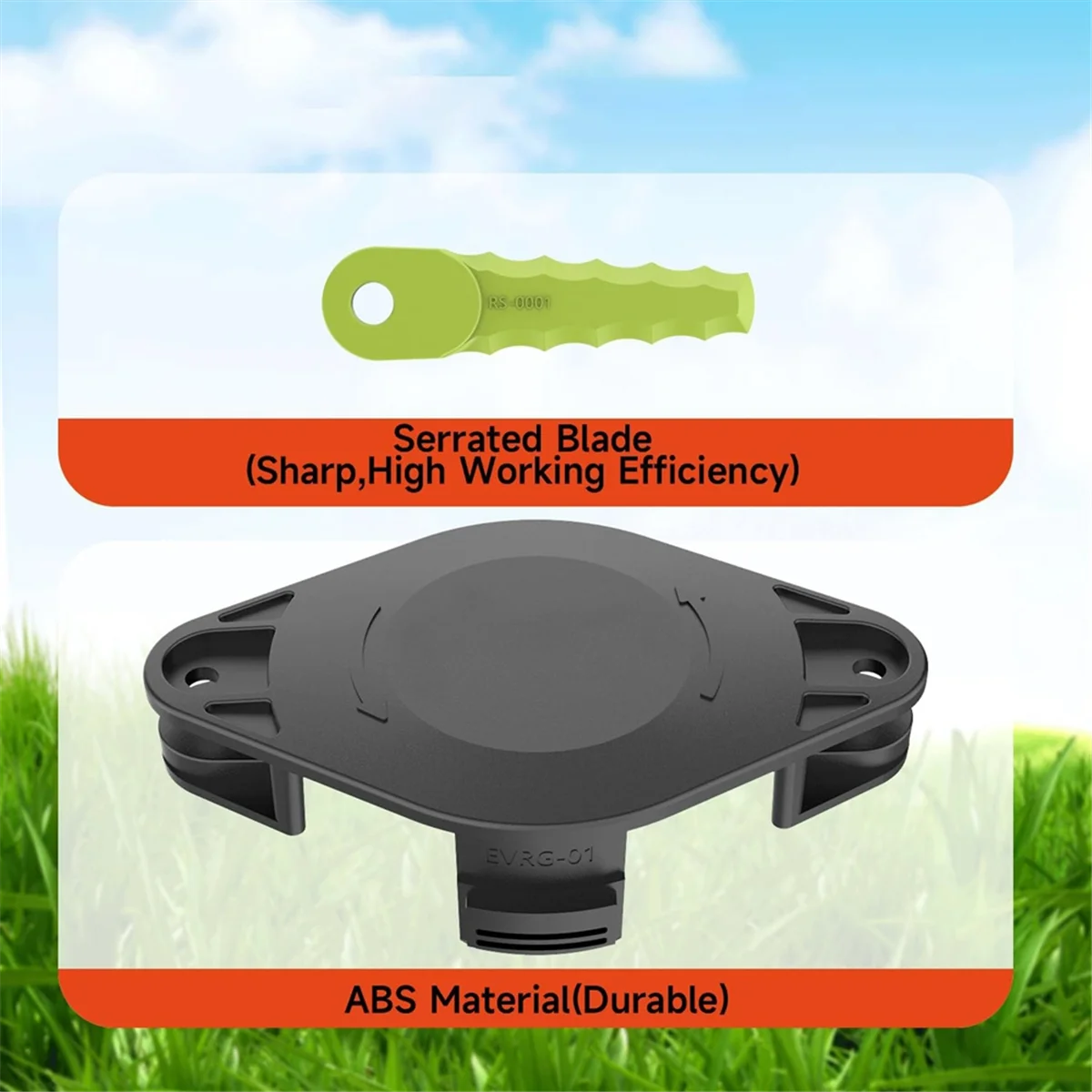 Пластиковая Головка триммера для триммеров Ryobi 18 В 24 и 40 в RY40210 RY40210A с 10 лезвиями