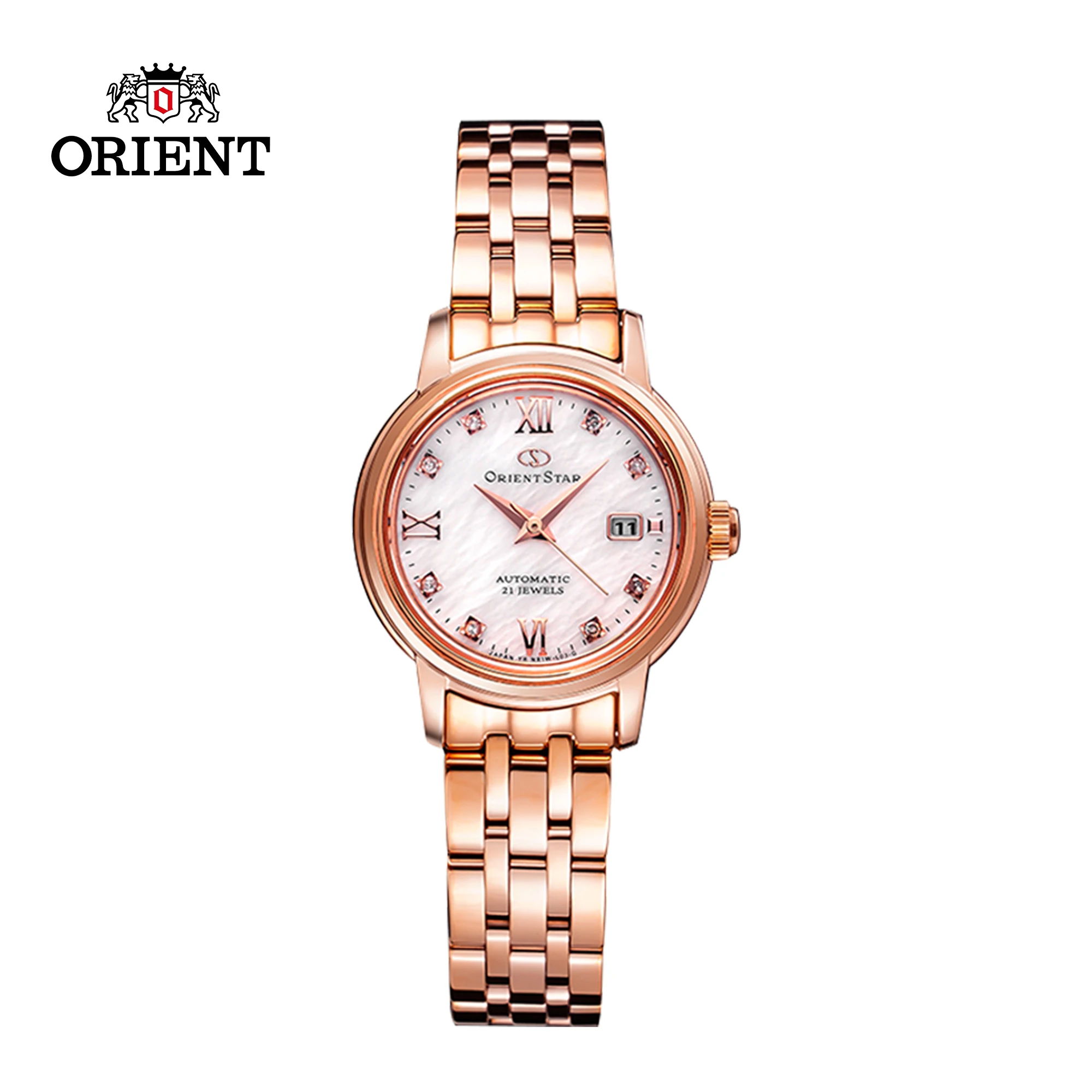 ORIENT STAR Women's Dress Watch, 29mm White Mother of Pearl Sapphire Crystal Dial Japanese Watch Automatic Watch /WZ04 enlarge