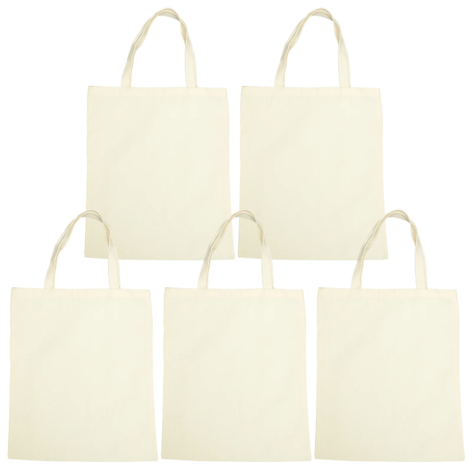 

Canvas Reticule Large Grocery Tote Bag Casual Shoulder Pouch Shopping Bags For Women The