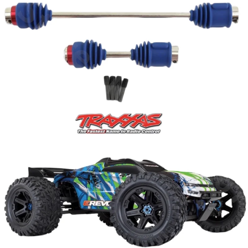 Металлические центральные ходовые части CVD 5151R 5650R 8655R с пылезащитными сапогами для 1/10 Traxxas E-Revo Erevo 2,0 E-Maxx, Детские аксессуары, детская игрушка
