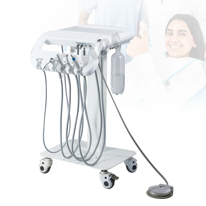 Портативная мобильная тележка De ntal микромоторный скалер