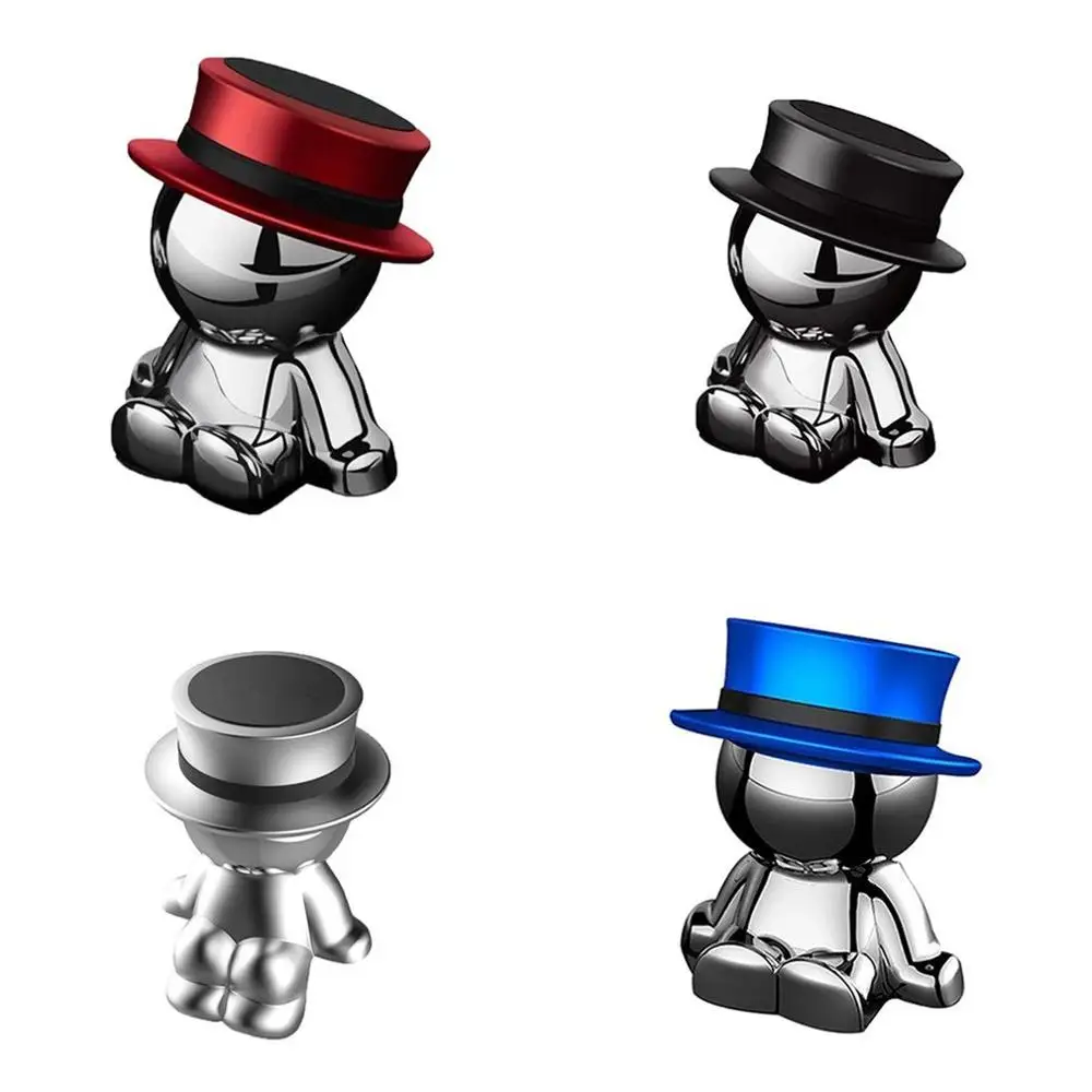 

Cartoon Car Magnetic Phone Holder Straw Hat Villain Car Magnet Mobile Phone Holder Phone Mount Cute Phone Stand