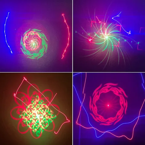 Лазерное сценическое освещение LINYEE 2 в 1