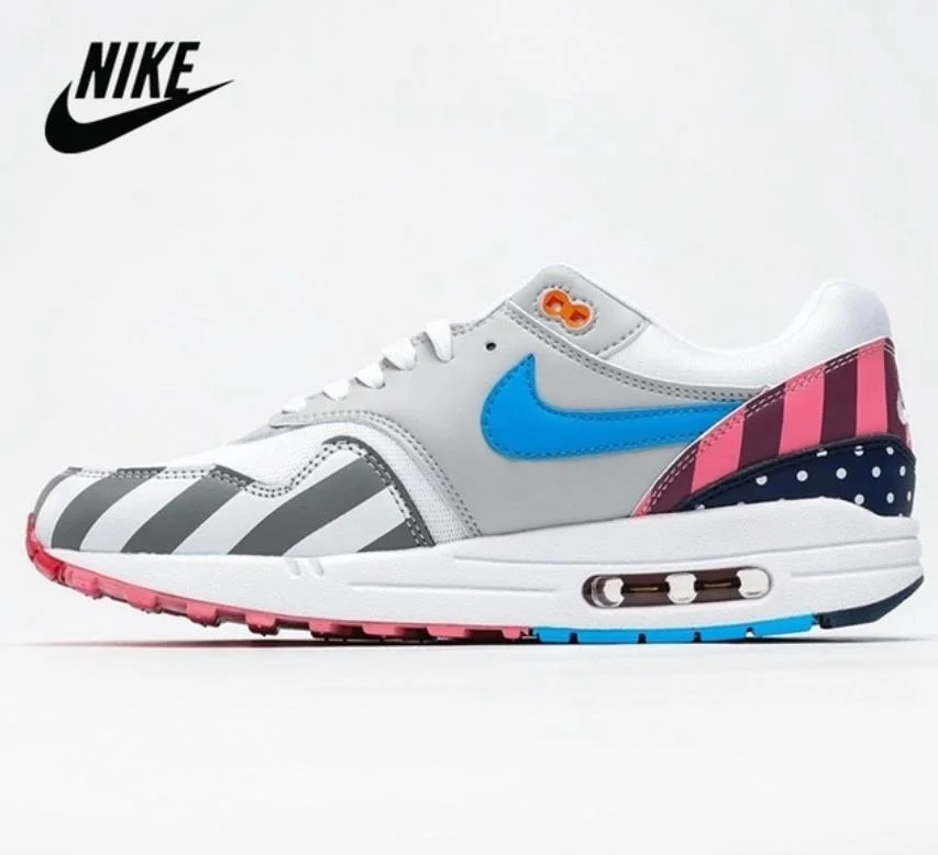 

NIKE AIR MAX 1 87 Tiger Retro Original Men Wild shoes Run Unisex shoes Air Maximum 87 women of running shoes