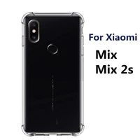 transparent shockproof cover for xiaomi mi mix tpu soft crystal clear silicone phone cases for xiaomi mi mix2s 2s case shell