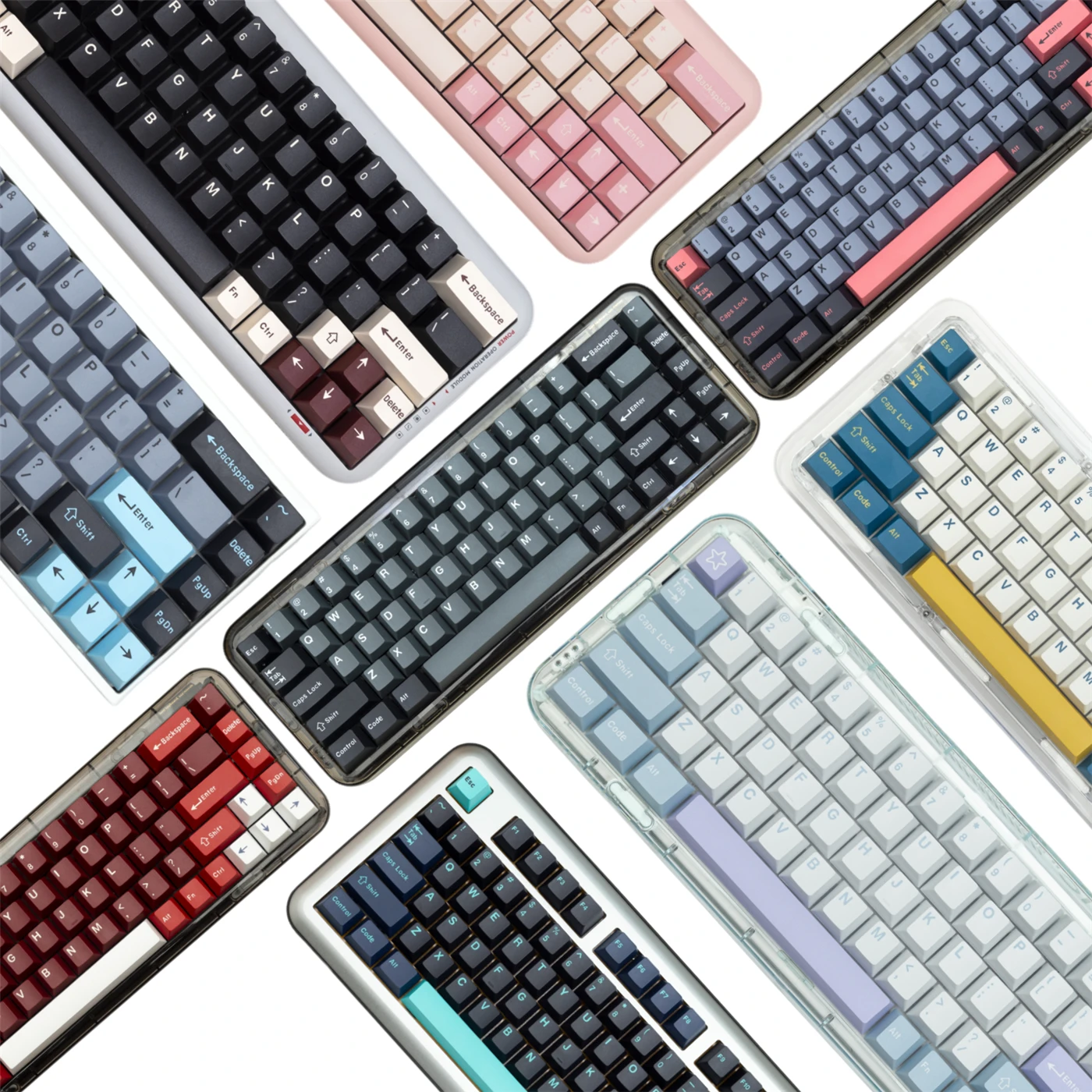 GMK Keycap Clone 8008 Apollo Rome Circus Red Samurai Merlin Cherry Profile Double Shot Mechanicla Keyboard Keycaps For MX Switch
