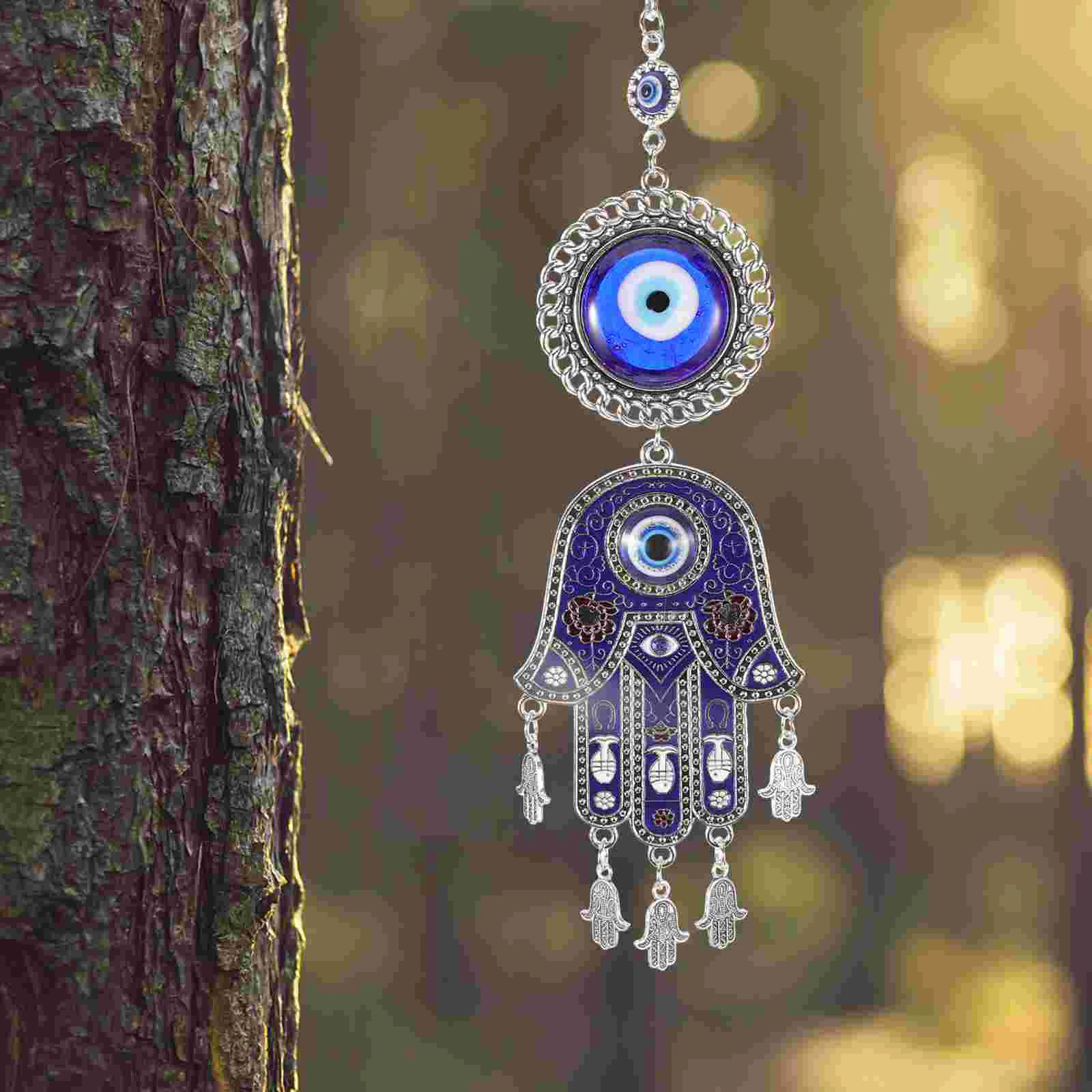 

Blue Accessories Evil Eye Hanging Charms Window Pendant Decorations Alloy Wall Car