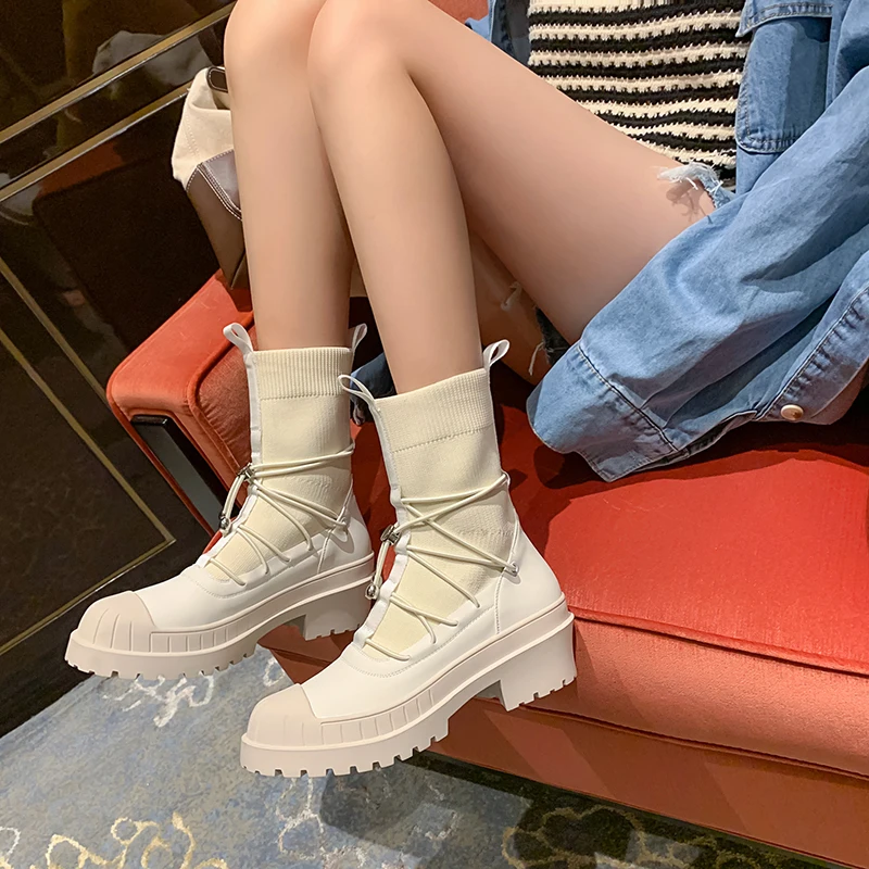 

winter boots for women designer shoes women platform elastic boots fashion sock boots