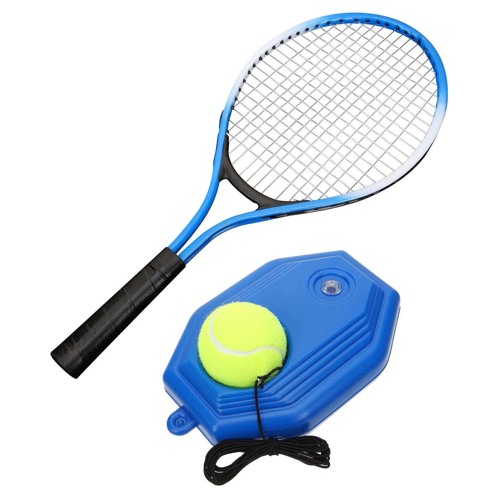 

Tennis Practice Trainer Equipment Self Aid Training Beginners Racket Portable Exercise Kids Machine Set Single Gear Rebounder