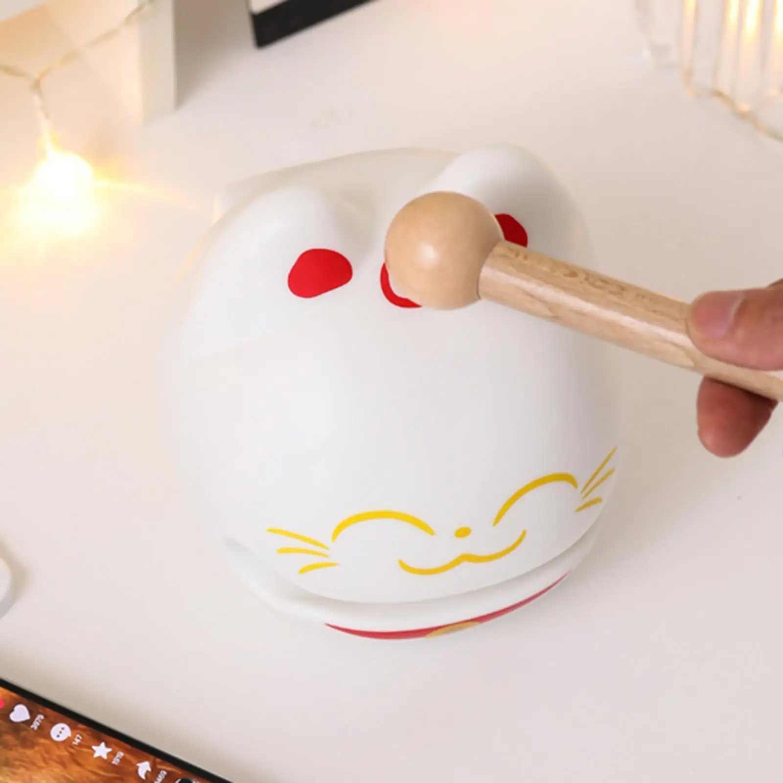Lucky Cat Bluetooth-динамик Настольный светильник Детская лампа для прикроватной