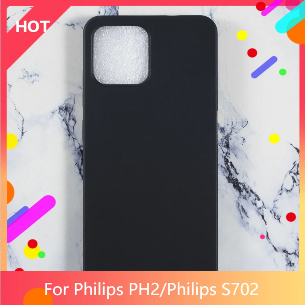 Чехол PH2 Matte Мягкая силиконовая задняя накладка из ТПУ для Philips S702 чехол для телефона, тонкий чехол shockproo