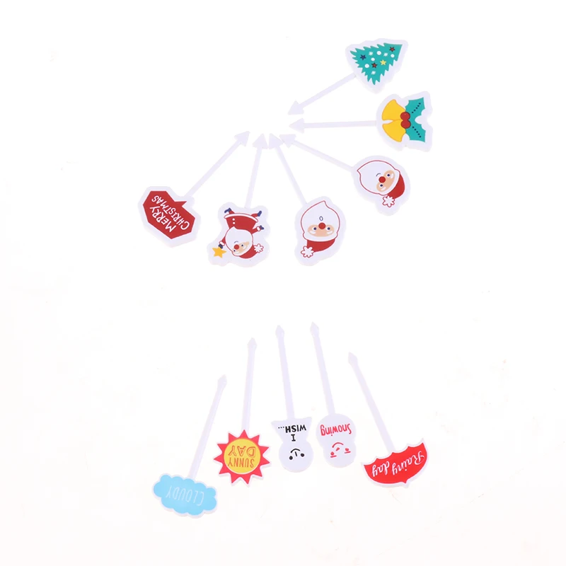 

Creative Kitchen Bento Party Cartoon Fruit Fork Dessert Forks Mini Cartoon Toothpick for Cake Dessert Party Supply