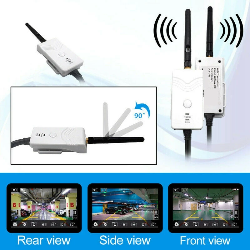 

Wifi Transmitter Signal Repeater For Wireless Car Rear View Backup Camera For Iphone IOS & Android 903S HD PK 903W