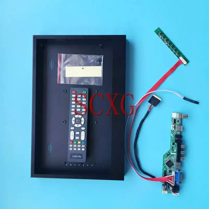 

Для LT133EE09100 LT133EE10000 металлический чехол + ТВ аналоговая плата драйвера VGA USB RF HDMI-совместимый LVDS 40-Pin 13,3 "1366*768 DIY комплект