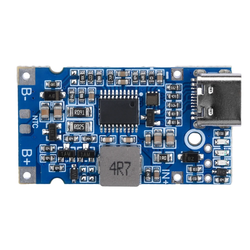 Type-C USB 2S 3S 4S BMS 4 5 В-15 В 18 Вт 2A Модуль зарядки литиевой батареи Поддержка быстрой QC с