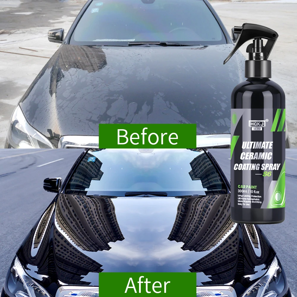 

300MLHgkj 9H Liquid Glass Ceramic Car Coating Waterproof Nano Ceramic Super Hydrophobic Glass Coating Wax Automotive Paint Care