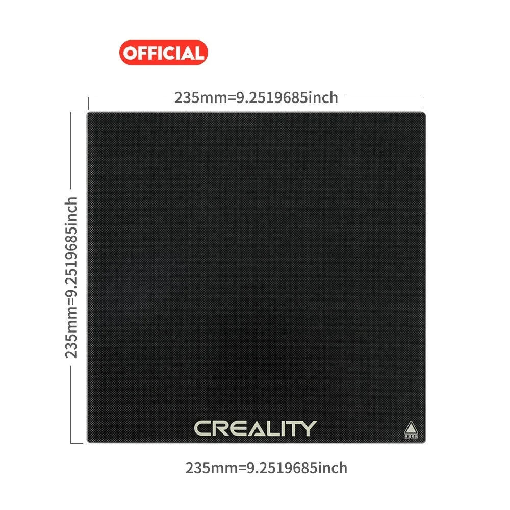 

Tempered Glass Plates Kits Heated Bed Build Surface Platform 235X235X4mm 3D Printer Part Set For Ender-3 V2/Ender-3 Pro/Ender-5