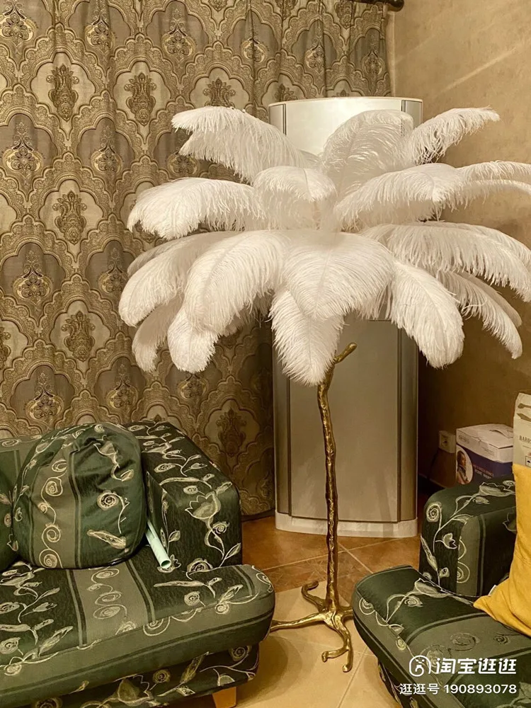 

10PCS 55-60CM White Ostrich Feathers DIY Wedding Plumes Centerpiece for Table Christmas Tree Handicraft Needlework Accessories