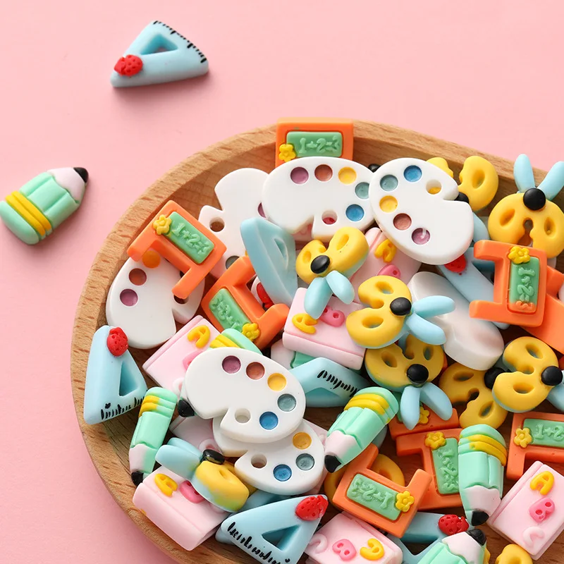 

Полимерные мини Канцтовары серия с плоской задней стороной кабошон миниатюрный кавайный Декор «сделай сам» украшения для дома шпилька для волос аксессуары