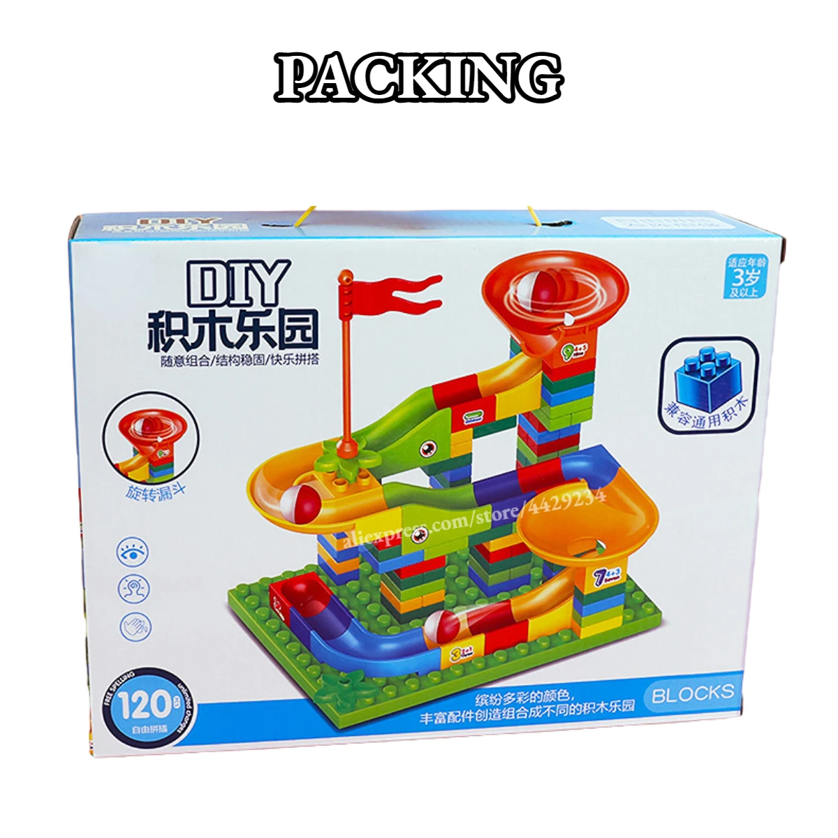 Набор строительных блоков Marble Run Сделай сам от Timo'z Развивающая игрушка унисекс