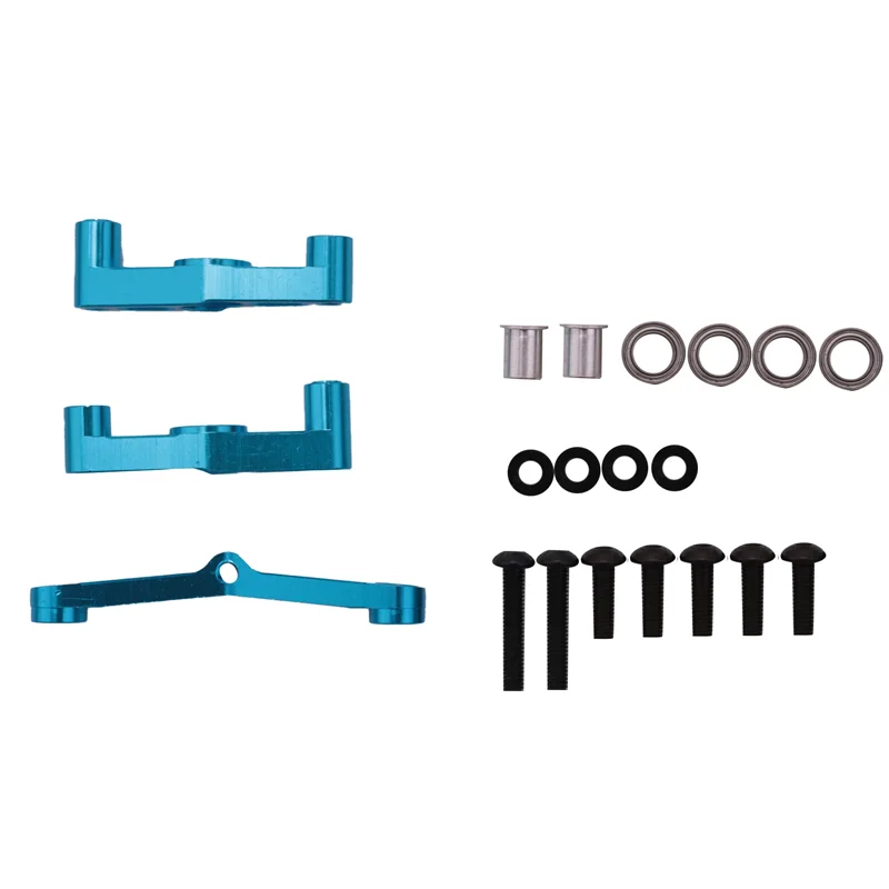 

Metal Modification Accessory Kit Suspension Arms Steering Knuckle for Tamiya TT02 TT-02 1/10 RC Car Upgrade Parts