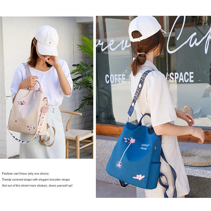 

2023 Waterproof Oxford Women Backpack Anti-theft Women Backpacks Print School Bag High Quality Large Capacity Backpack