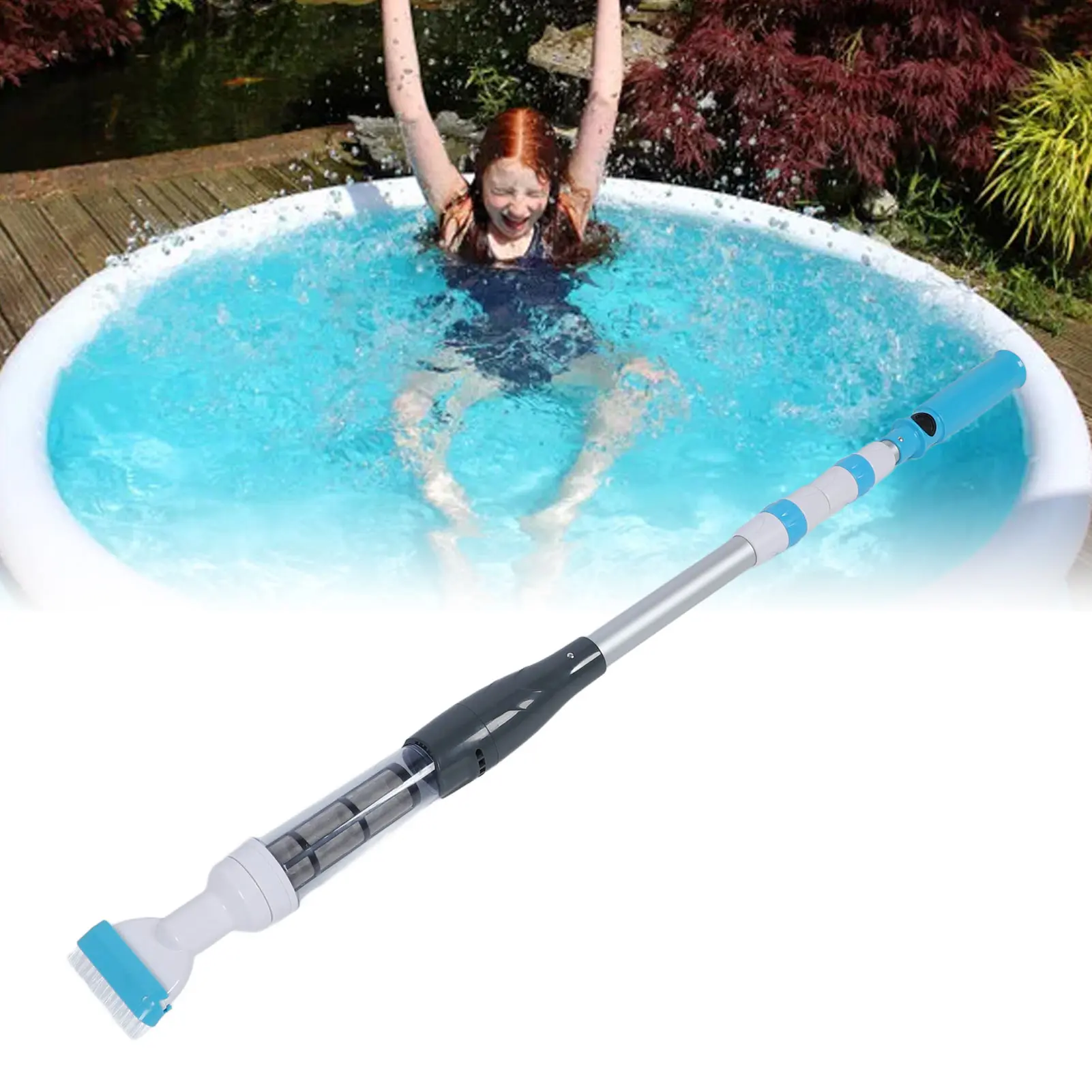 Аккумуляторный аккумуляторный вакуумный алюминиевый телескопический ручной