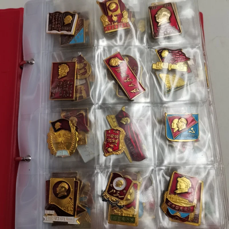 Красный памятный значок председателя Мао ностальгический классический памятная