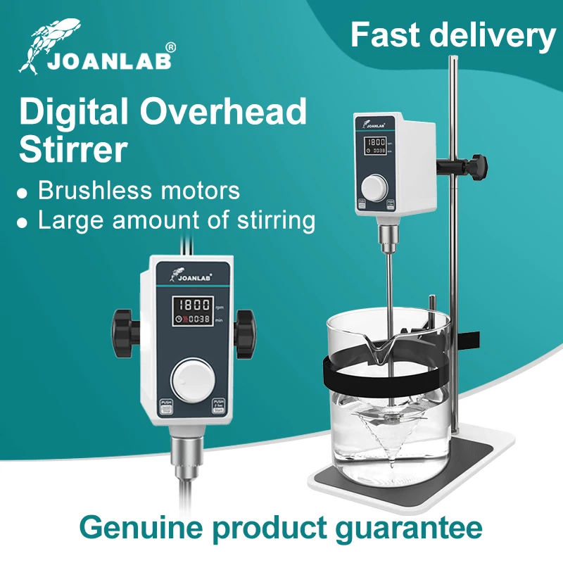 Kup JOANLAB Mieszalnik Cieczy Laboratorium Mieszadło Elektryczne Cyfrowy Wyświetlacz Mieszadło Napowietrzne Regulowana Wysokość Sprzęt Laboratoryjny 20L 2000 Obr./min 110V 220V