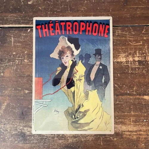 Металлическая настенная вывеска с изображением джуля шерета