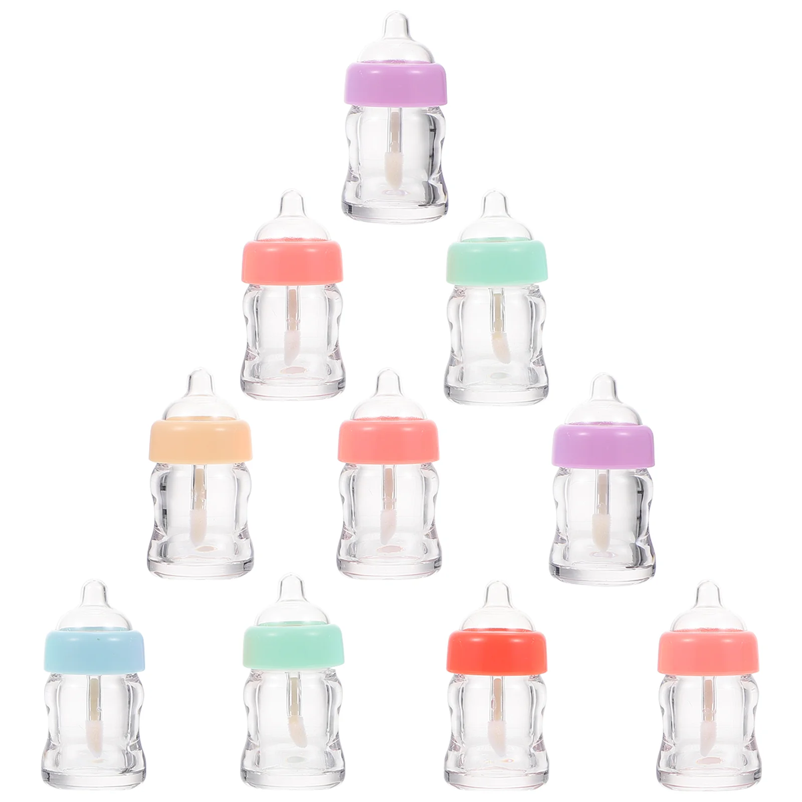

Lip Gloss Bottle Containers Refillable Tubes Tube Balm Containerwand Holder Color Lipstick Samples Baby Shaped Lipgloss Empty