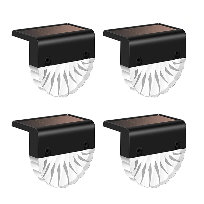 

4 Pack Outdoor Solar Stair Lights Waterproof For Garden