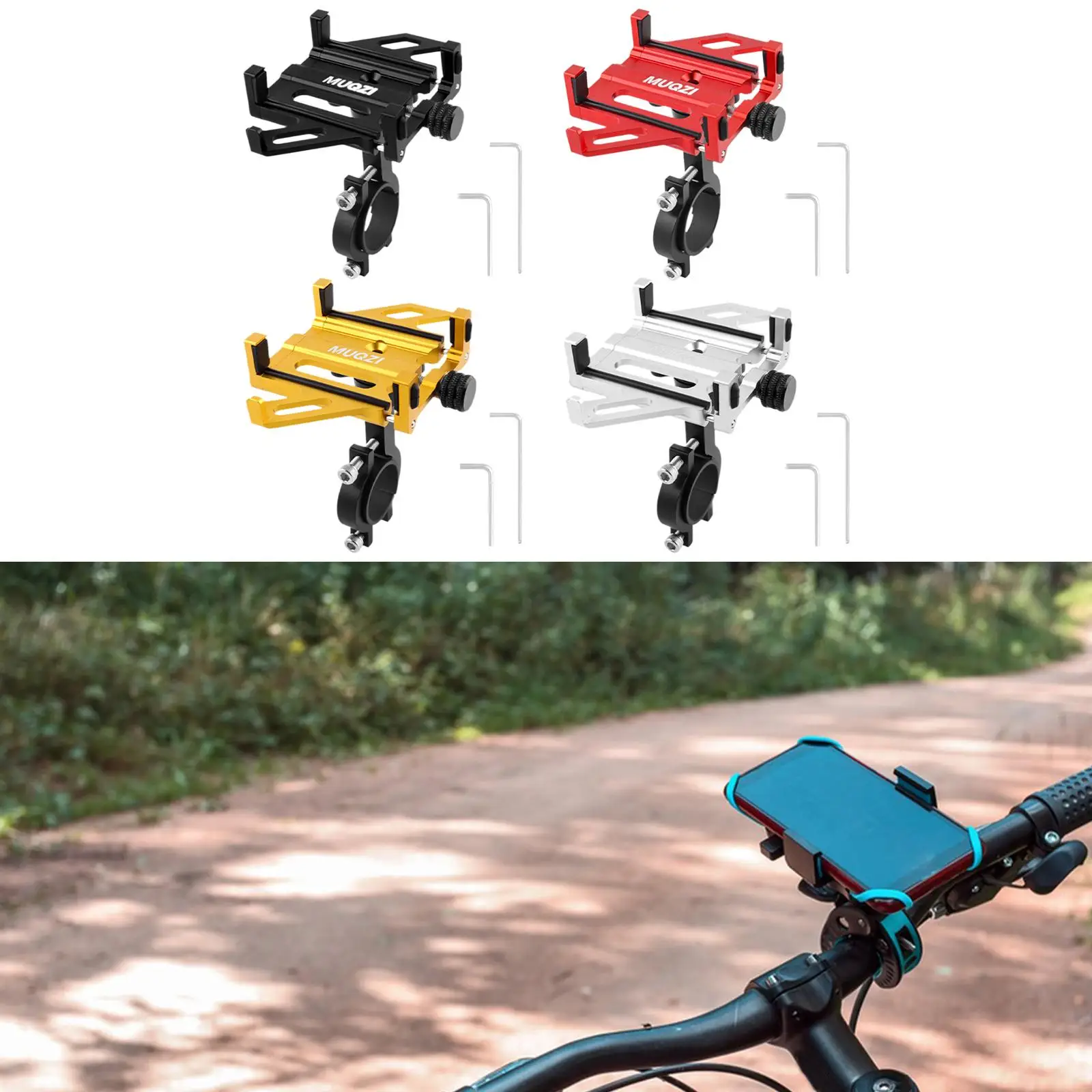 Крепление для телефона на велосипед руля 22 2-35 мм Вращающийся держатель