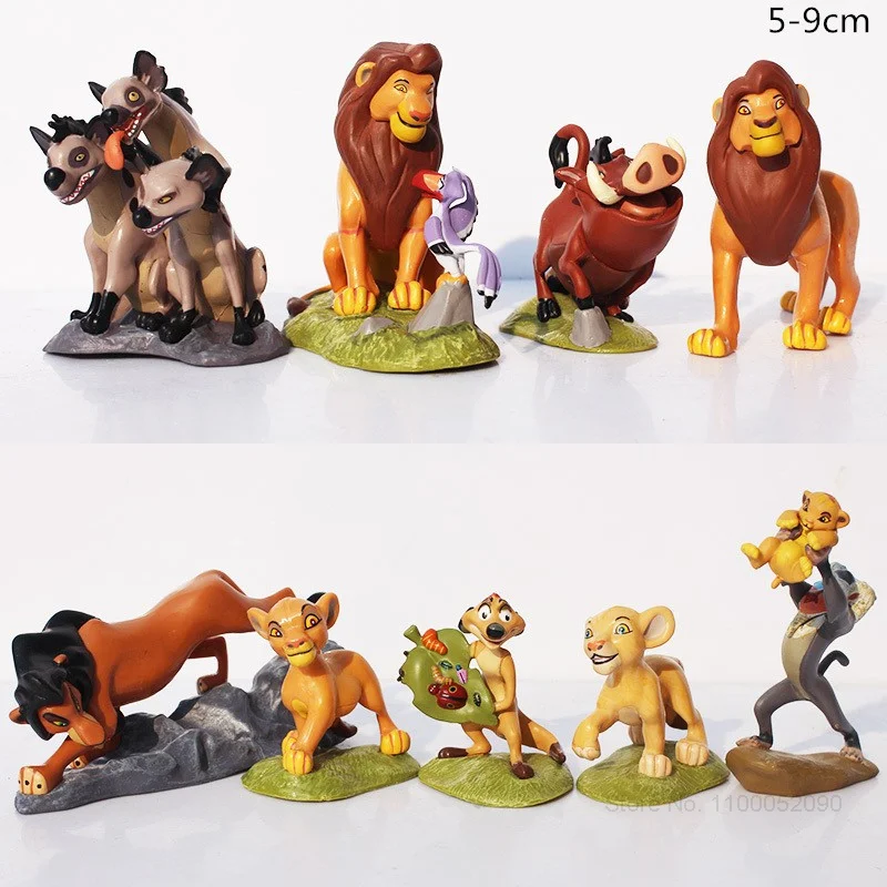 

Cartoon The Lion Guard 9-12pcs PVC Action Figures Bunga Beshte Fuli Ono The Lion Nala Timon Pumbaa Sarabi Sarafina Doll Toys