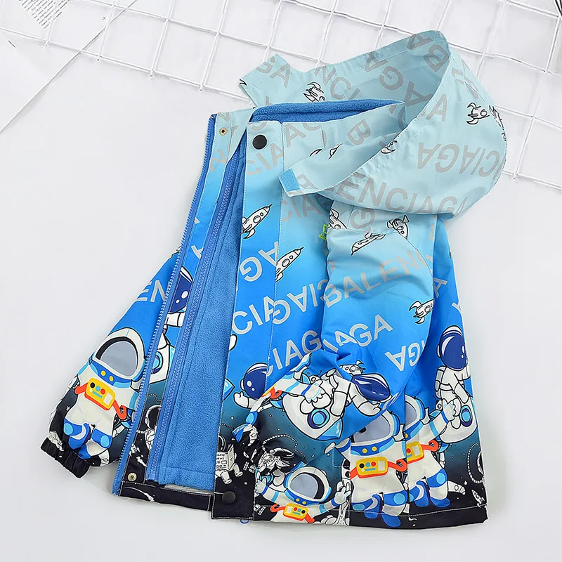 2024 Детские походные куртки на молнии бейсбольная Униформа ветровка с капюшоном
