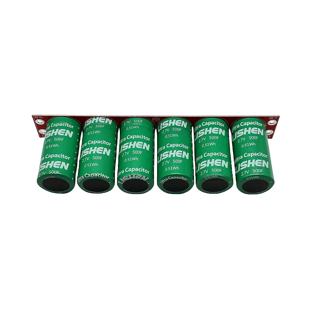 

Новый модуль конденсатора LISHEN Super Farad 16v83f Гибридный электромобиль 2.7V500F резервный аварийный старт источник питания