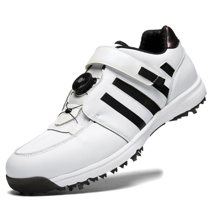 

Golf Shoes Cleats Men's Professional Training Shoes Indoor And Outdoor Rotating Buckle Training Sneakers Men Coach Sports Shoe