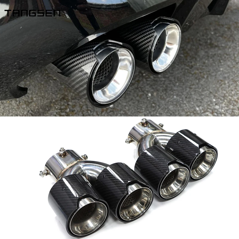 Для BMW G42 M240i 2021 2022 2023 Quad Автомобильный наконечник выхлопной трубы Dual M Performance