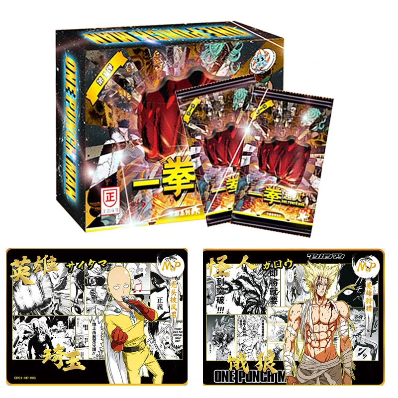 

Оригинальная коллекционная карточка One Punch Man, бустер-бокс, бронзирование, награждение, редкая коллекция BP CR, Детская Подарочная карточка на день рождения, игрушки