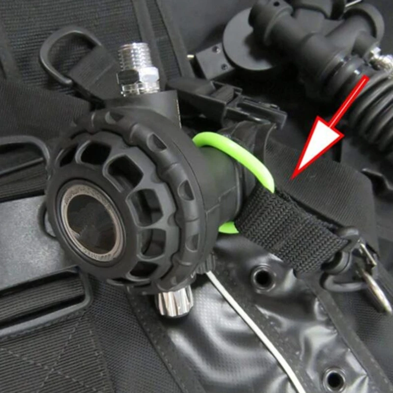 Фиксаторы для осьминога подводного плавания 2-й ремень держатель мундштука зажим