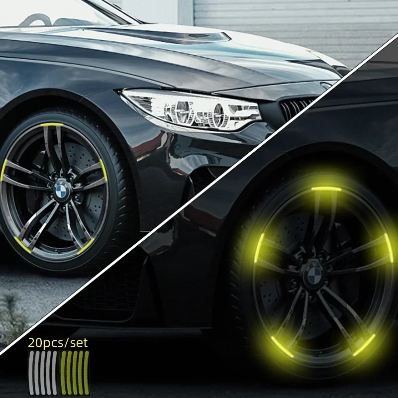 Светоотражающая наклейка на ступицу колеса автомобиля украшение для шин