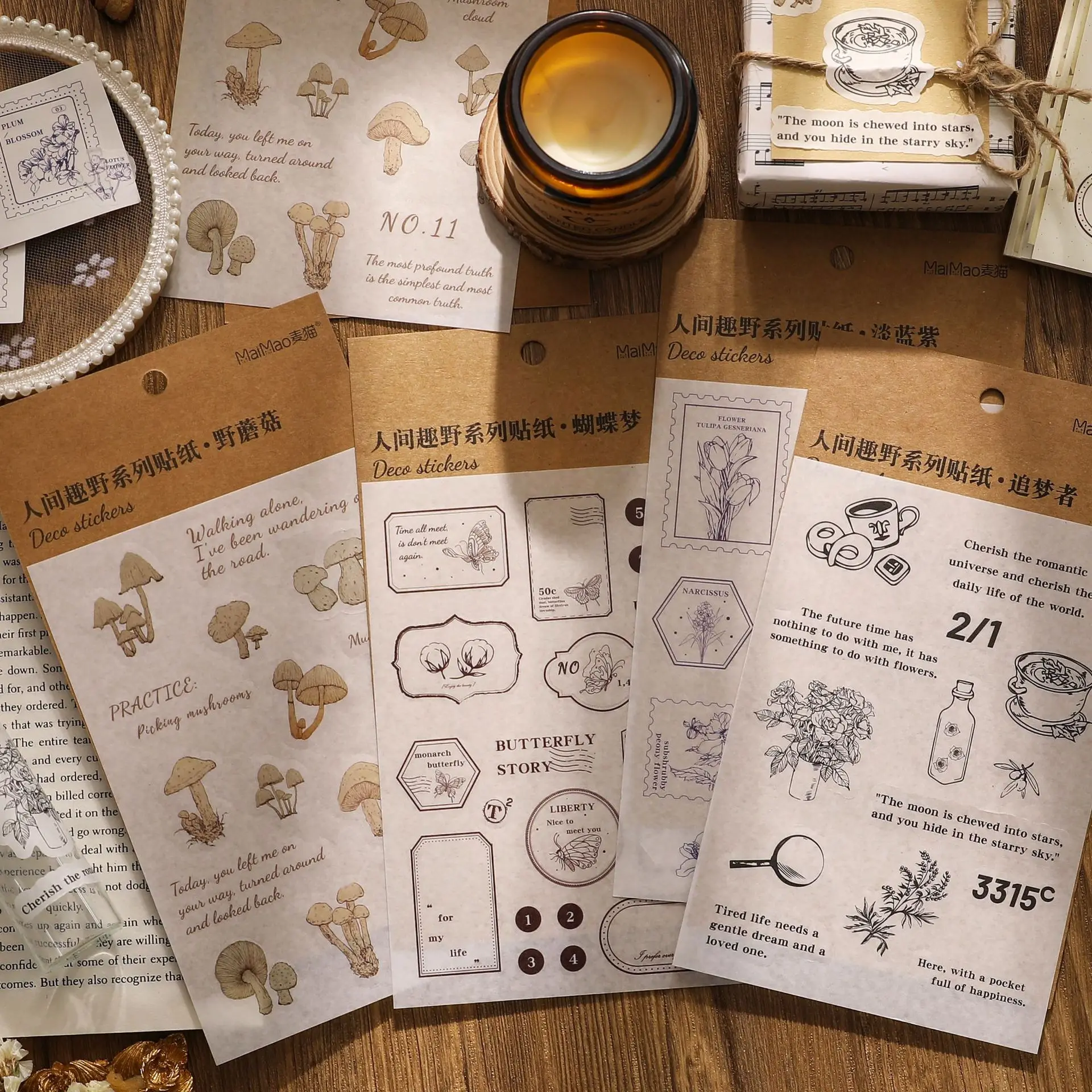 

Симпатичная Крафтовая бумага, фотоальбом, школа, Канцтовары, грибы, растения, альбом для скрапбукинга, DIY