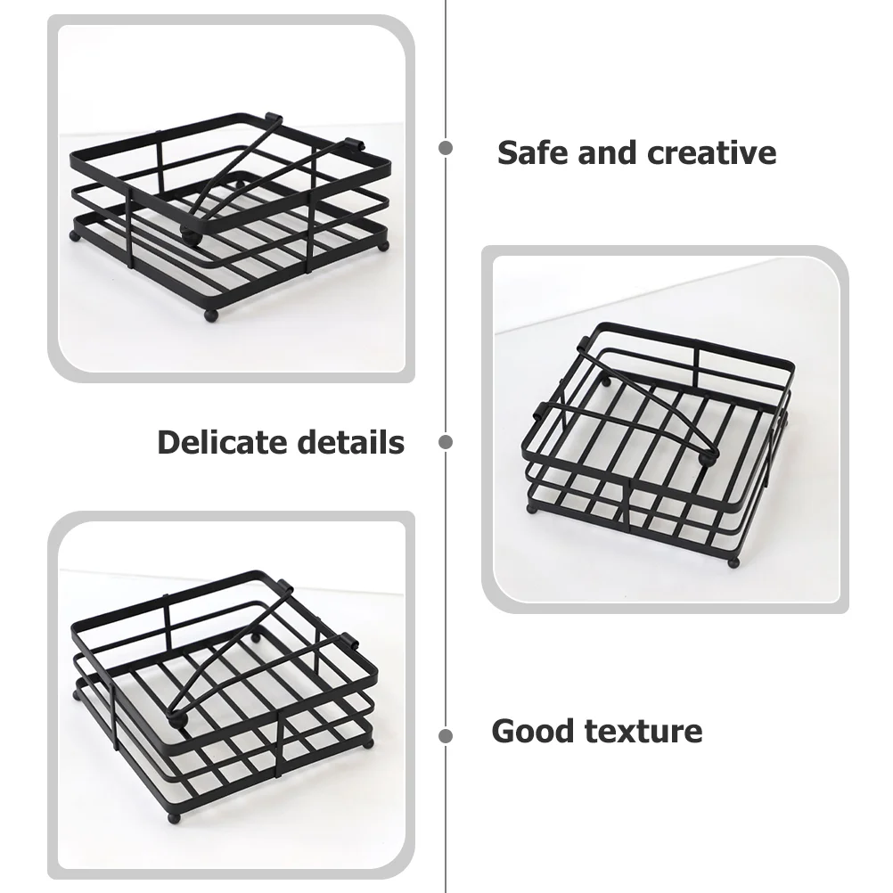 Железный держатель для салфеток поднос ужина вешалка полотенец столешницы
