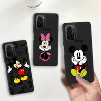 cute mickey and minnie mouse phone case for redmi 9a 8a note 11 10 9 8 8t redmi 9 k20 k30 k40 pro max silicone soft cover