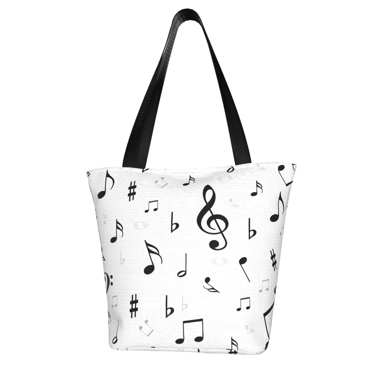 

Женская сумка через плечо, музыкальные ноты на шеф-поваре, женская сумка для покупок, женская сумка-тоут для девочек