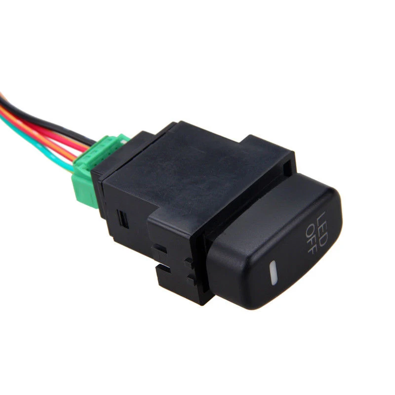 

Push Car Light Switch For Mitsubishi For Pajero LED on/off 12V Durable