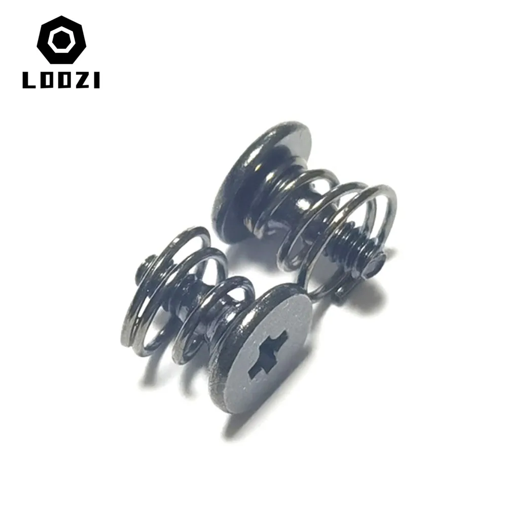 10 шт. M2 черные пружины винт для видеокарты Phillips материнской платы процессора