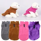 Одежда для домашних животных, жилет для собаки, флисовая одежда для маленьких собак, Однотонная футболка для собаки с поводком на шлейку для собаки, пальто для мопса и Йорка с D-образным кольцом