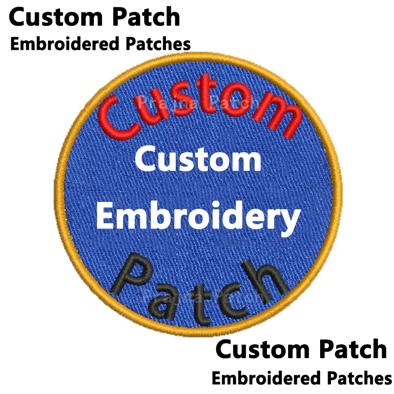 

Термоклейкие нашивки для одежды с вышивкой на заказ, нашивки с логотипом компании, бесплатная доставка